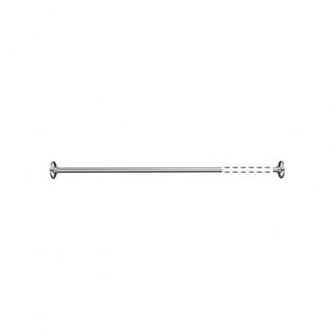 Inda Hotellerie Extendable Shower Rail 60-90cm Long Chrome