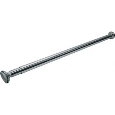 Inda Hotellerie Extendable Shower Rail 85-135cm Long Chrome