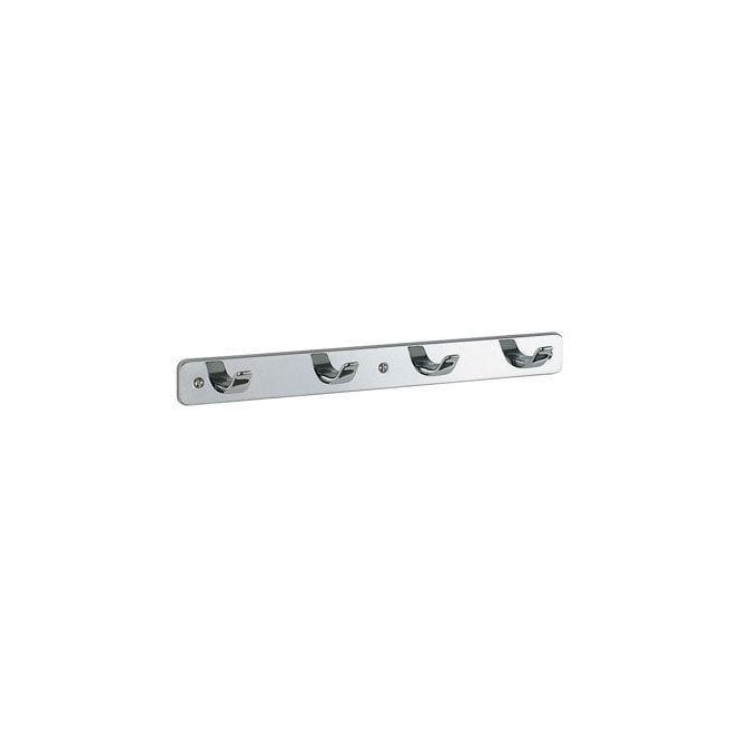 Inda  Hotellerie Four Robe Hooks Chrome