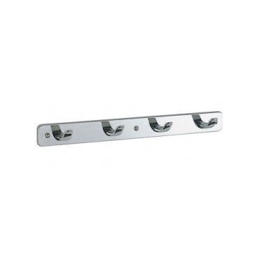 Inda Hotellerie Four Robe Hooks Chrome