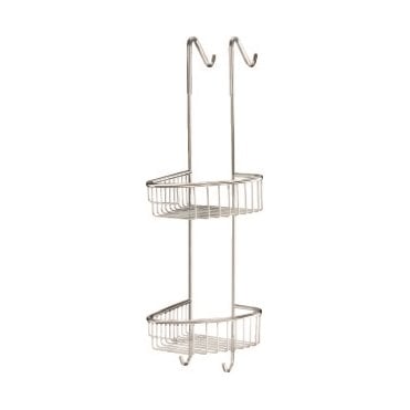 Inda Hotellerie Hook Double Corner Basket Chrome