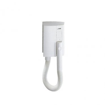 Inda Hotellerie IP34 Wall Mounted Hairdryer with Timer White