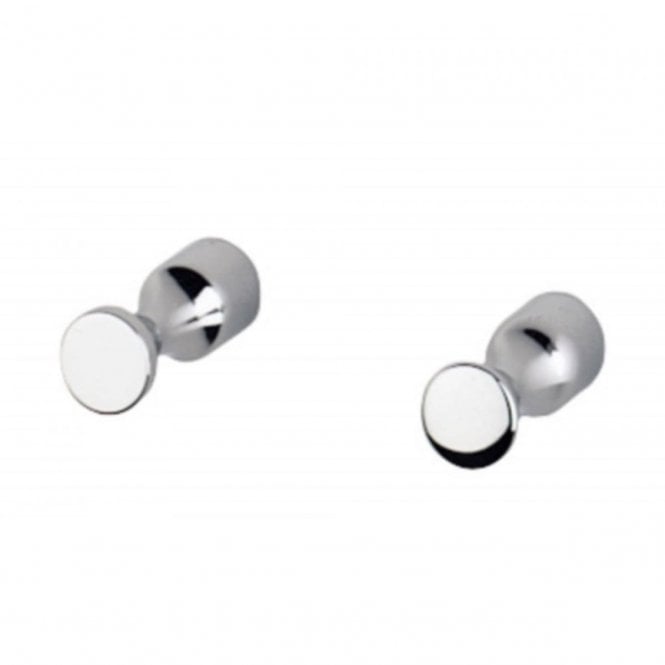 Inda  Hotellerie Robe Hooks  Pair Chrome