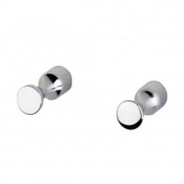 Inda Hotellerie Robe Hooks  Pair Chrome