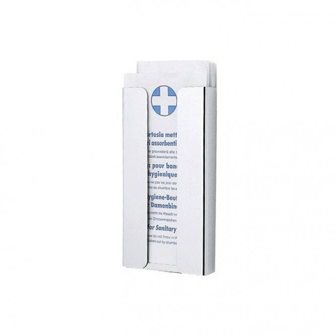 Inda  Hotellerie Sanitary Bag Dispenser 240mm x 130mm Chrome
