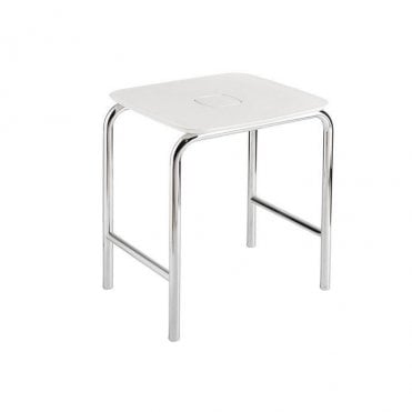 Inda Hotellerie Stool Chrome/White