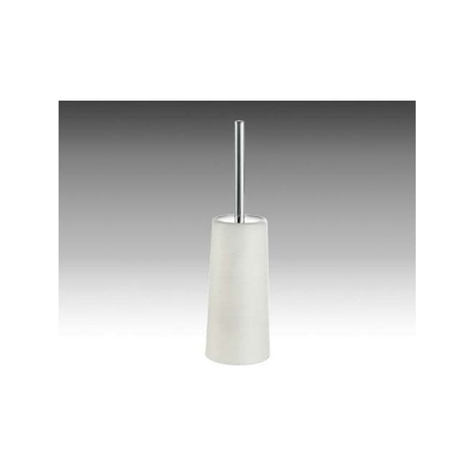 Inda  Hotellerie Toilet Brush and Holder Chrome/White
