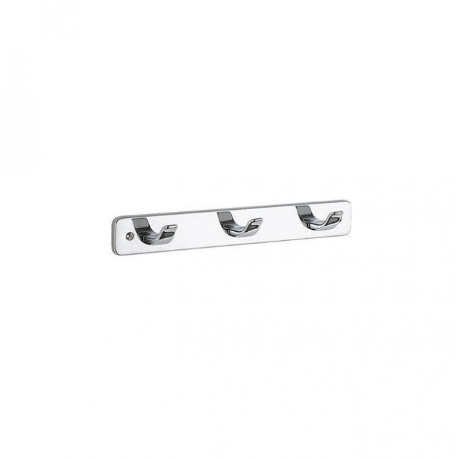 Inda  Hotellerie Triple Robe Hook Chrome