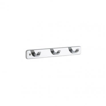 Inda Hotellerie Triple Robe Hook Chrome