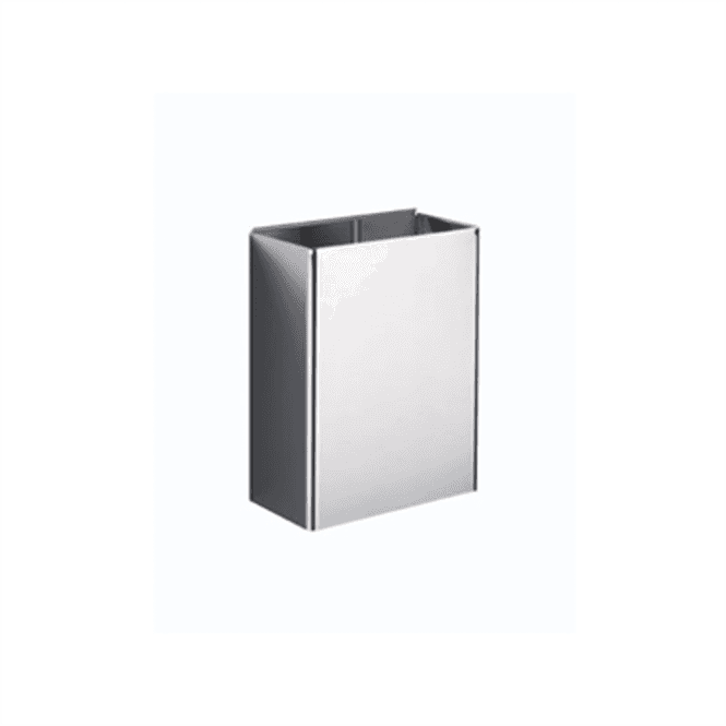 Inda  Hotellerie Wall Mounted Waste Bin Stainless Steel