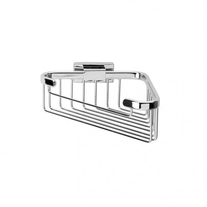 Inda  Lea Corner Soap Basket Chrome