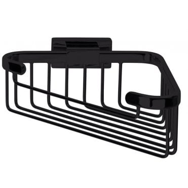 Inda Lea Corner Soap Basket Matt Black