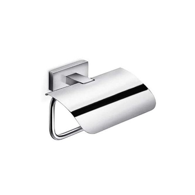 Inda  Lea Covered Toilet Roll Holder Chrome