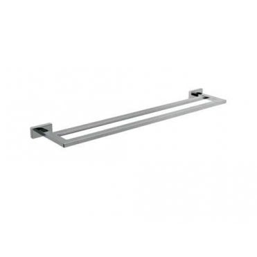 Inda Lea Double Towel Rail Chrome