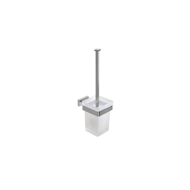 Inda  Lea Toilet Brush and Holder Chrome