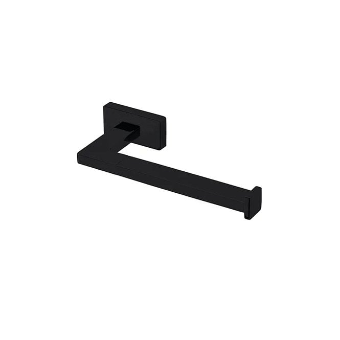 Inda  Lea Toilet Roll Holder Matt Black