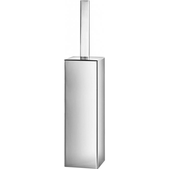 Inda  Mai Square Toilet Brush and Holder Chrome