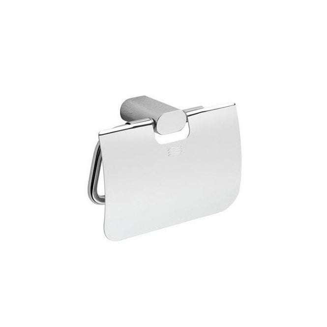 Inda  Mito Square Toilet Roll Holder Chrome