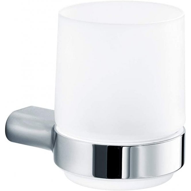 Inda  Mito Tumbler and Holder Chrome