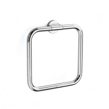 Inda One Towel Ring Chrome