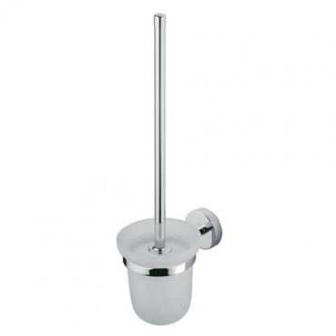 Inda Storm Toilet Brush and Holder Chrome