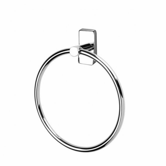 Inda  Storm Towel Ring Chrome