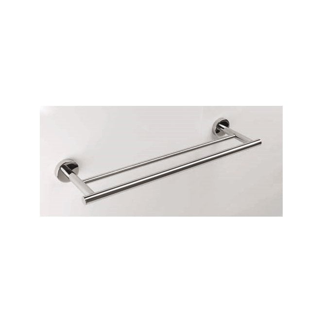 Inda  Styl Double Towel Rail Chrome