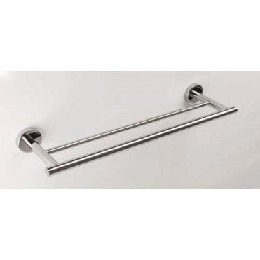 Inda Styl Double Towel Rail Chrome