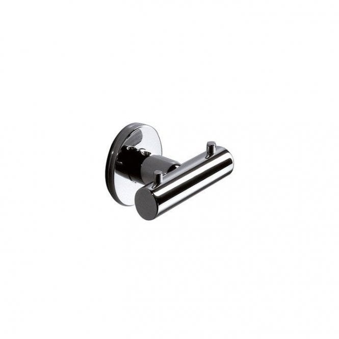 Inda  Touch Double Robe Hook Chrome