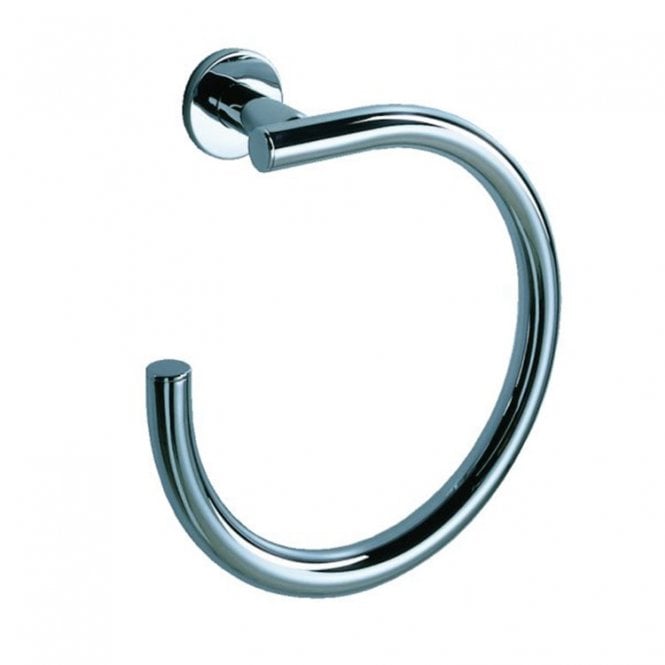 Inda  Touch Towel Ring Chrome