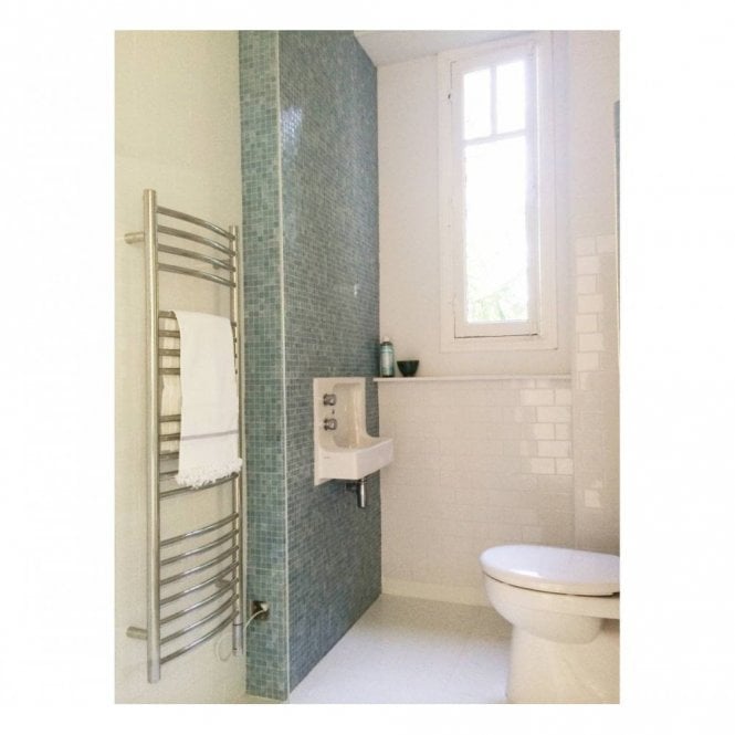 JIS The Sussex Range JIS Sussex Adur Stainless Steel Heated Towel Rail