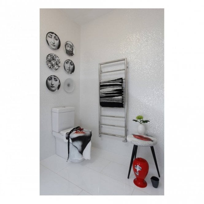 JIS The Sussex Range JIS Sussex Alfriston Stainless Steel Heated Towel Rail