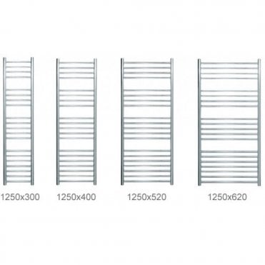 JIS Sussex Ashdown Stainless Steel Heated Towel Rail (Choose finish, size, heating type)