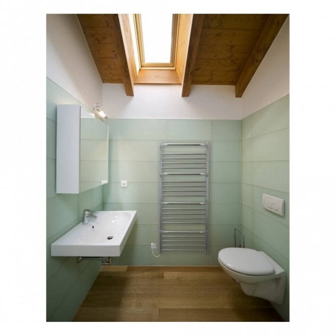 JIS The Sussex Range JIS Sussex Findon Stainless Steel Heated Towel Rail