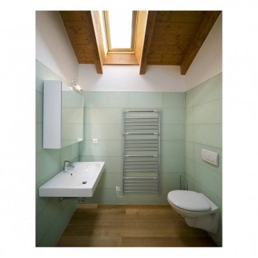JIS Sussex Findon Stainless Steel Heated Towel Rail
