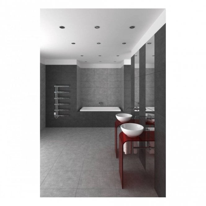 JIS The Sussex Range JIS Sussex Goodwood Stainless Steel Heated Towel Rail