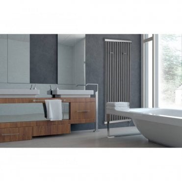JIS Sussex Hove Stainless Steel Heated Towel Rail