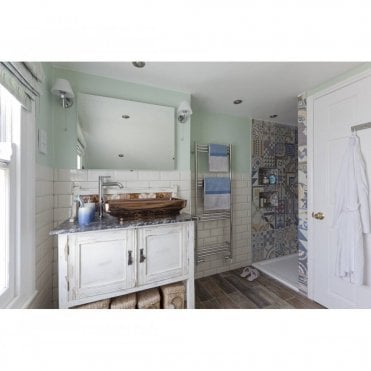 JIS Sussex Lewes Stainless Steel Heated Towel Rail