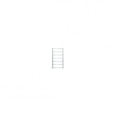 JIS Sussex Pevensey Stainless Steel Heated Towel Rail (Choose Finish and Heating Type)