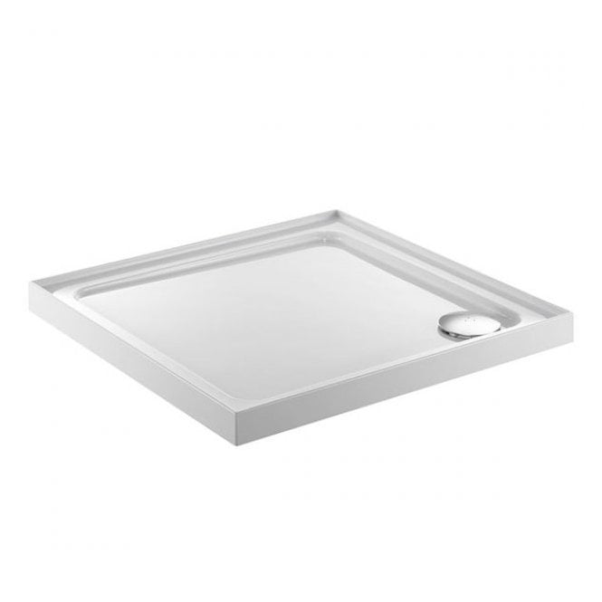 Just Trays  Fusion Square Shower Tray With 4 Upstand