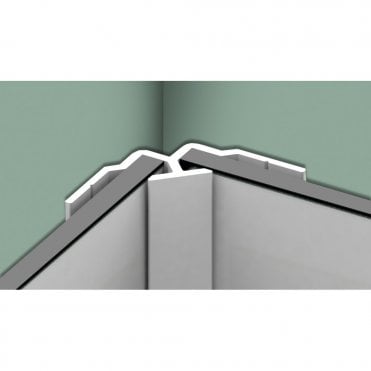 Kinewall Closing L Profile For Mounting a Closing Angle (Internal Corner) (Select Finish)