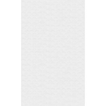 Kinewall White Scalloped Edge Wall Panel. Various Sizes