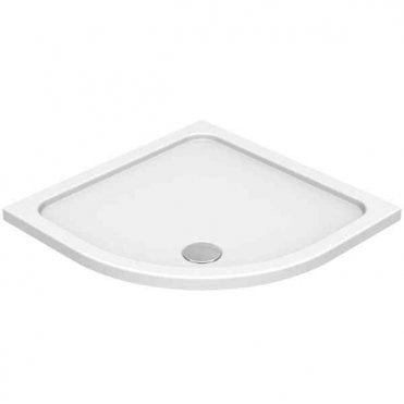 KStone Slip Resistant Quadrant Shower Tray Grey