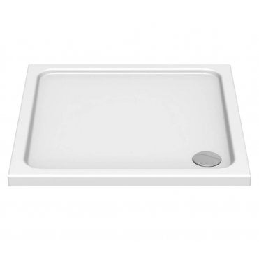 KStone Square Shower Tray White