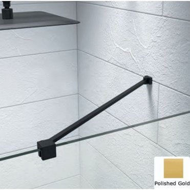 Kudos Angled Fixing Kit for Corner Stabilising Bar 300mm (Various Finishes)