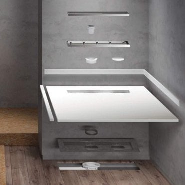 Kudos aqua4ma Linear Deck 1330mm x 1000mm