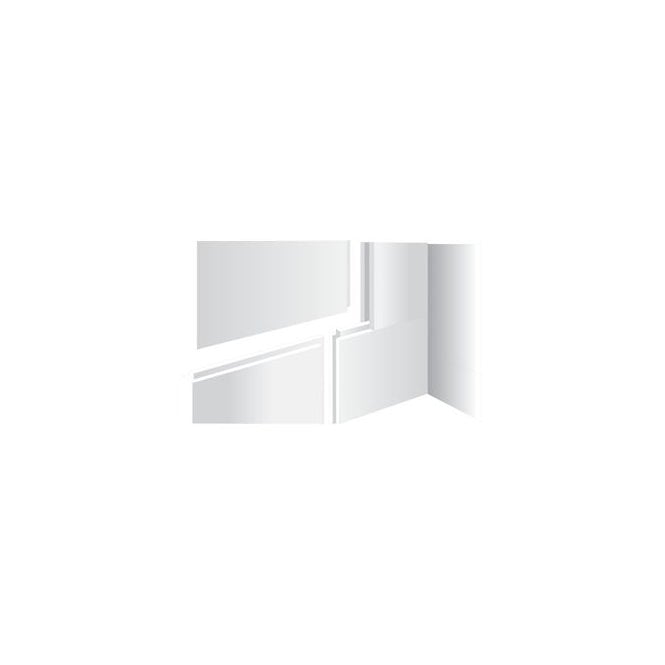 Kudos  Aqua4ma Wetroom Panels 1200mm x 800mm x 15mm Pack of 3