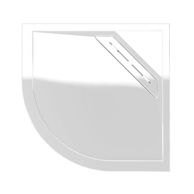 Kudos  Connect2 Quadrant Shower Tray 1000mm x 1000mm White + Waste