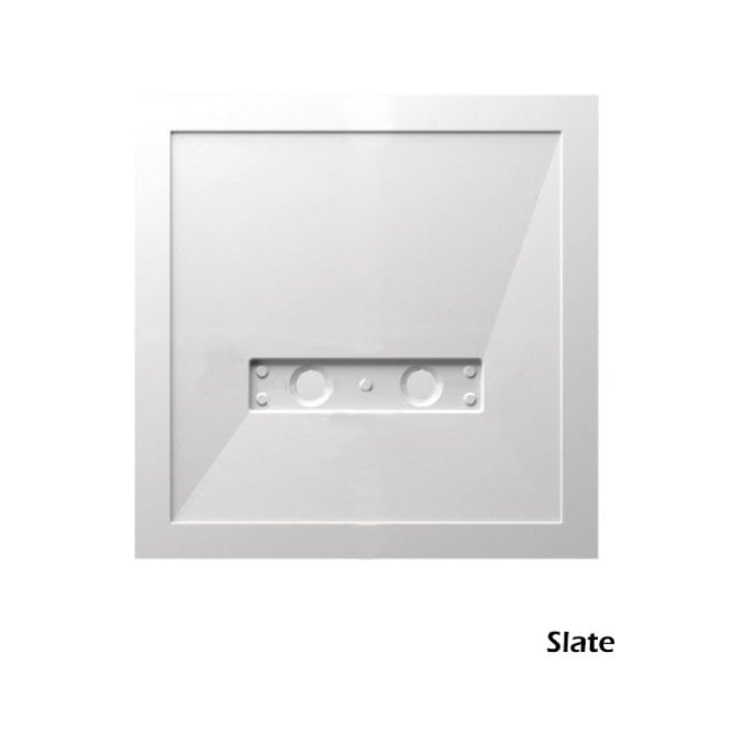 Kudos  Connect2 Square Shower Tray Slate Grey+Waste