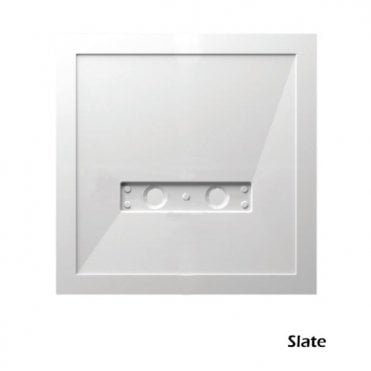Kudos Connect2 Square Shower Tray Slate Grey+Waste